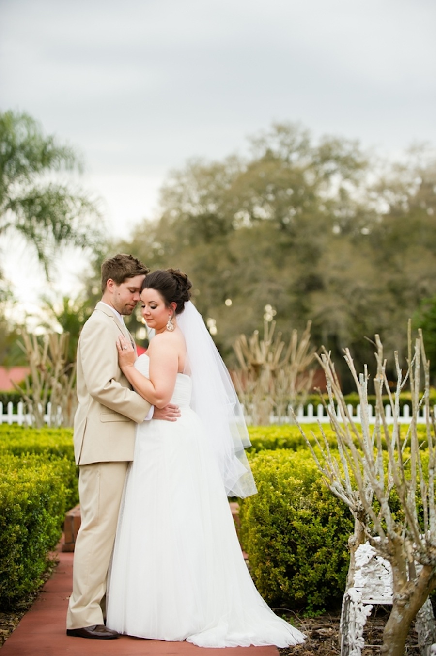 Rustic Wedding Bride & Groom Portrait | Lakeland/Tampa Bay Wedding Photographer Andi Diamond Photography