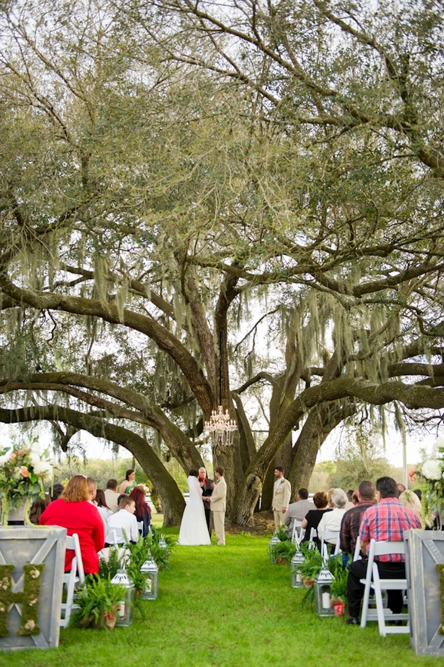 Outdoor Rocking H Ranch Wedding Ceremony | Rustic Lakeland - Tampa Bay Wedding Venue