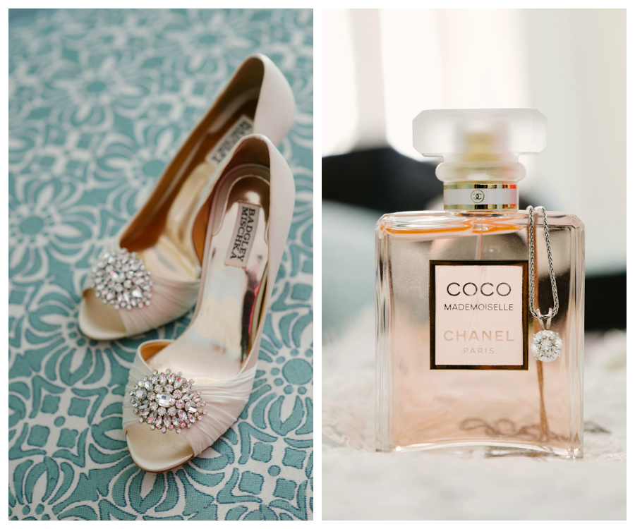 Badgley Mischka Jeweled Rhinestone Wedding Shoes | Coco Chanel Perfume