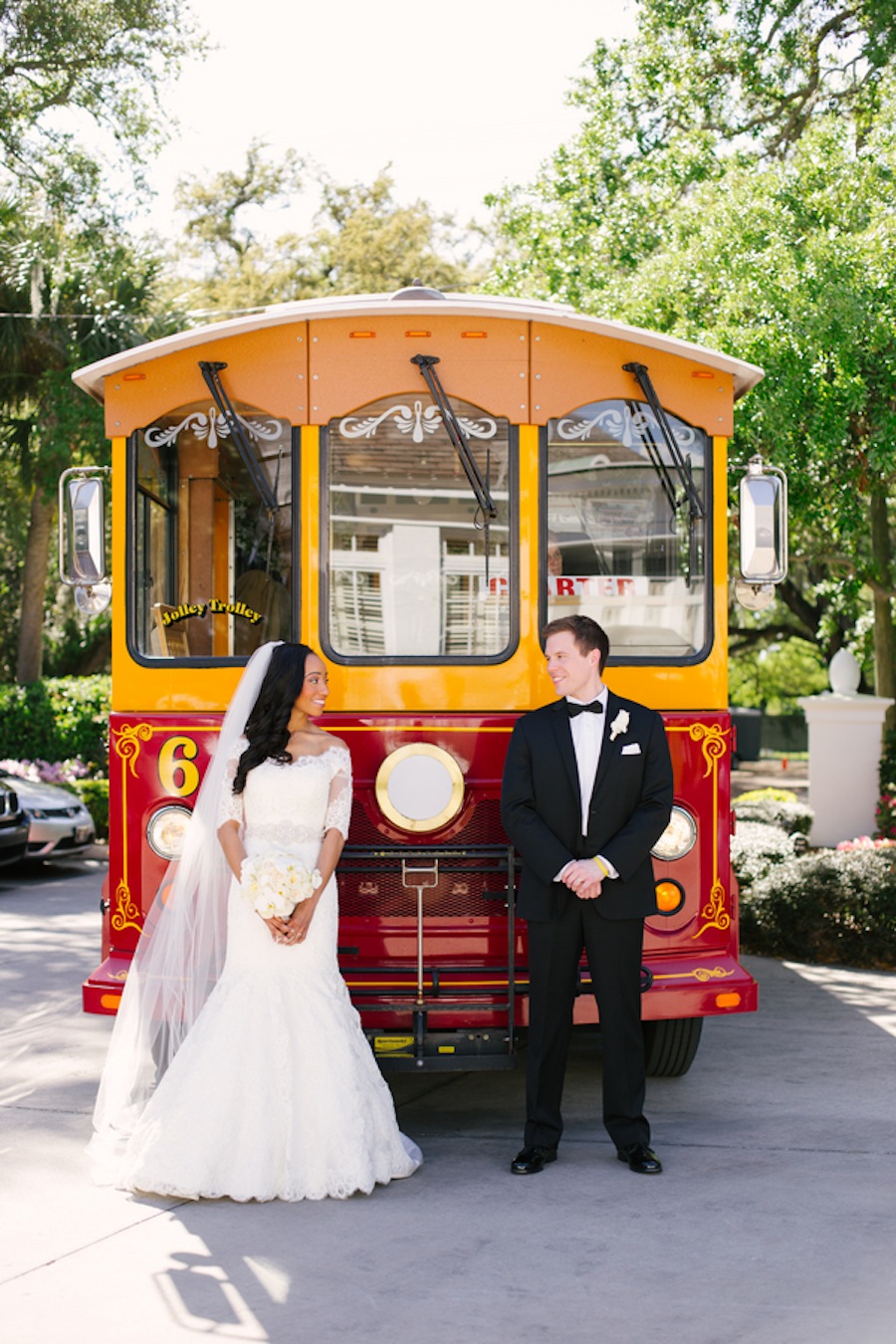 Jolley Trolley Tampa Wedding Transportation
