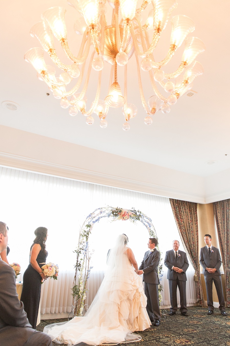 Blush Pink & Blue Fairy Tale Wedding Ceremony | Tampa Wedding Venue Centre Club Wedding