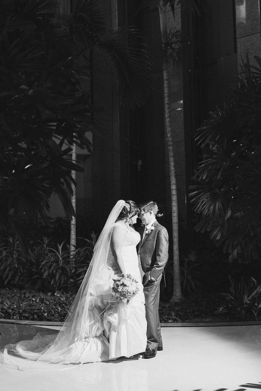 Bride and Groom Wedding Portrait | Tampa Wedding Photographer Ailyn La Torre Photography