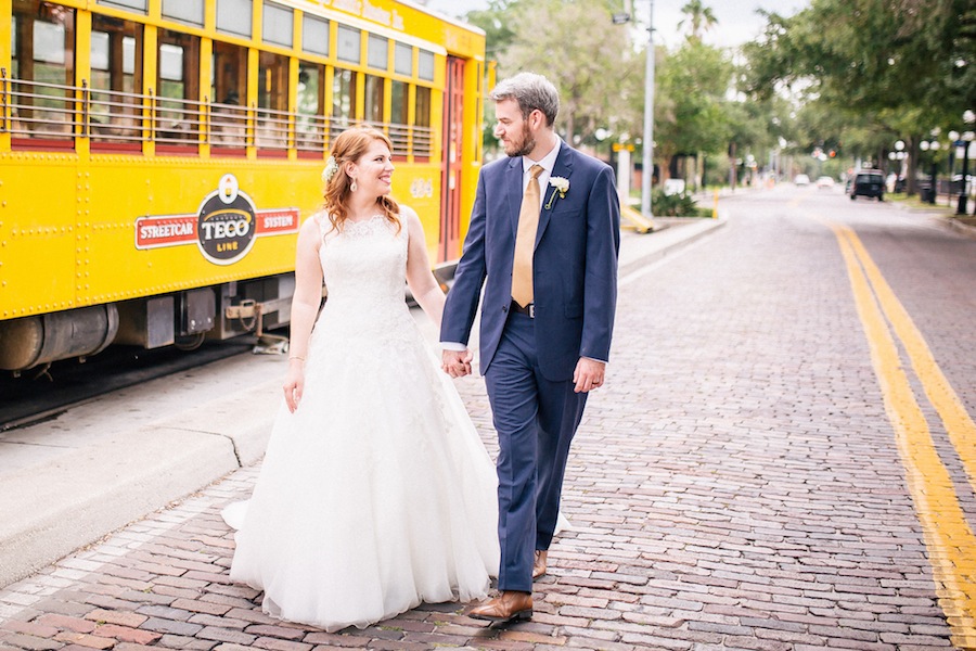 Ybor City Tampa Trolley Wedding | Rad Red Creative