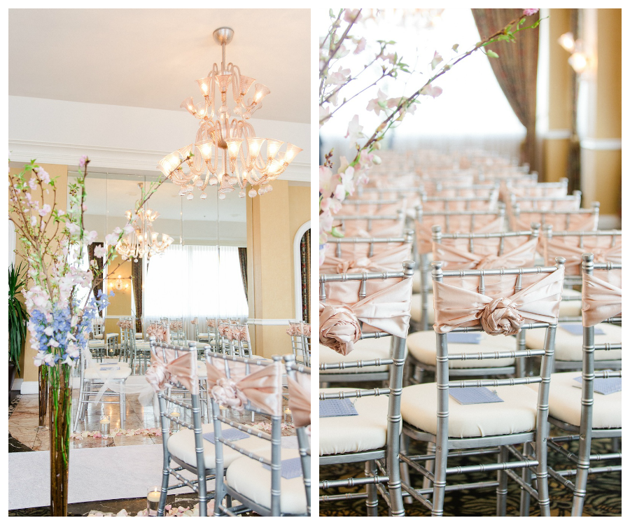 Blush Pink & Blue Fairy Tale Wedding Ceremony | Tampa Wedding Venue Centre Club Wedding
