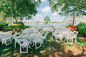 Davis Islands Garden Club Outdoor Wedding Reception | Waterfront Tampa Wedding Venue