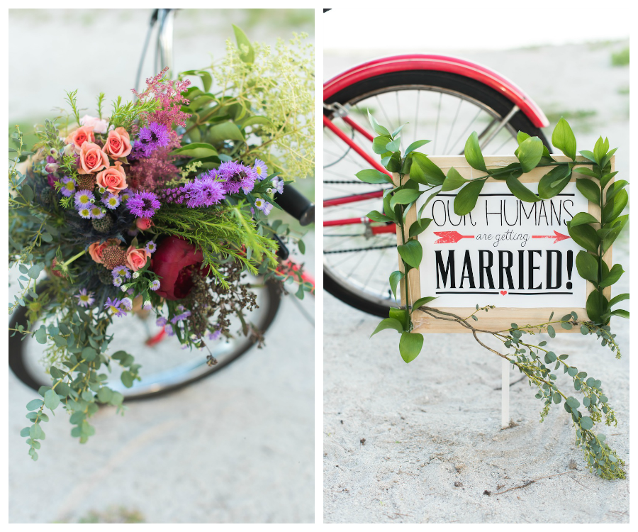 Vintage Ft. De Soto Engagement Session with Bicycle | Caroline & Evan Photography