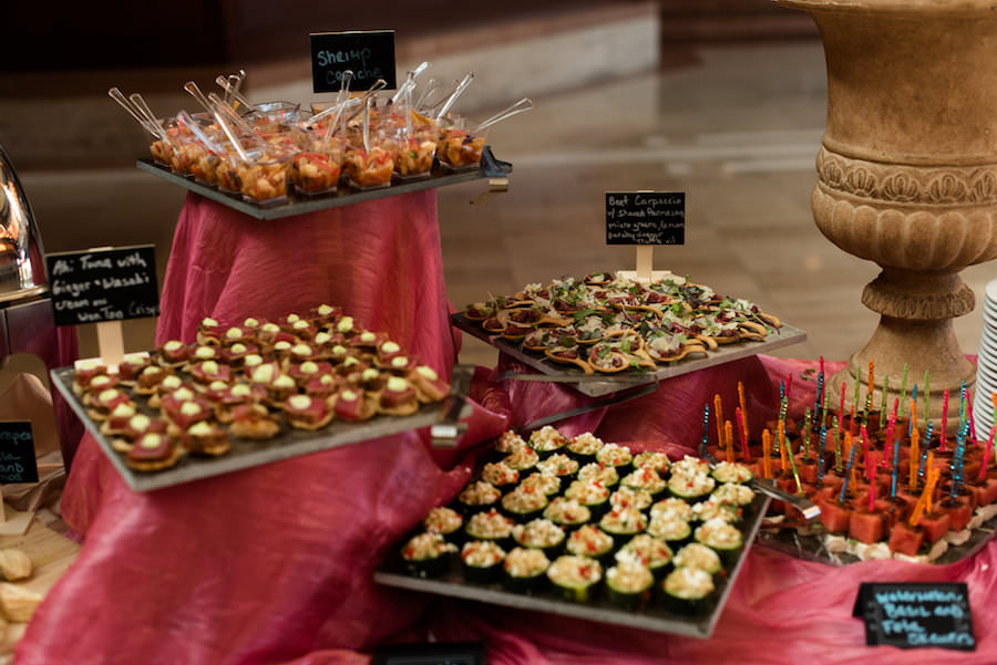Cocktail Hour Appetizers and Hors d'oeuvres | St. Petersburg Wedding Caterer Amici's Catering