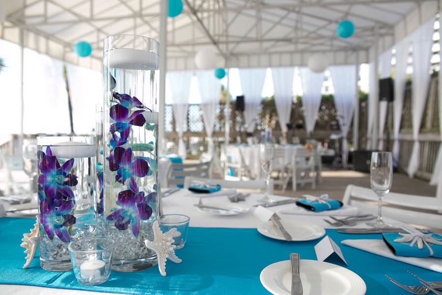 Hilton Clearwater Beach | Teal and Purple Beach Wedding