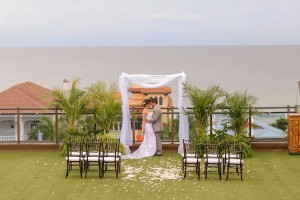 St. Pete Beach Wedding Venue | Hotel Zamora Rooftop Wedding Ceremony