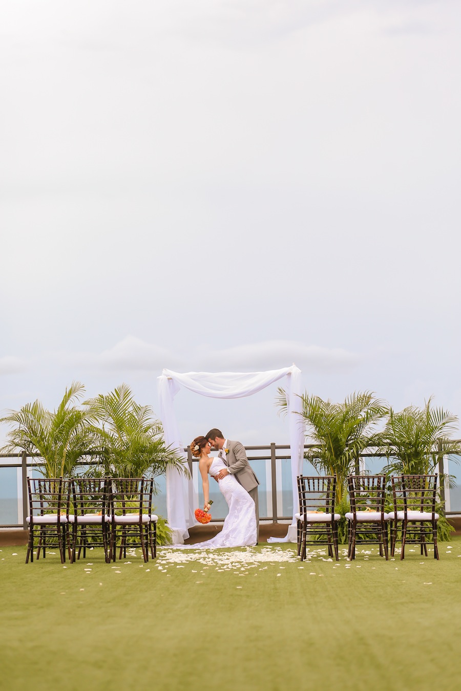 St. Pete Beach Wedding Venue | Hotel Zamora Rooftop Wedding Ceremony