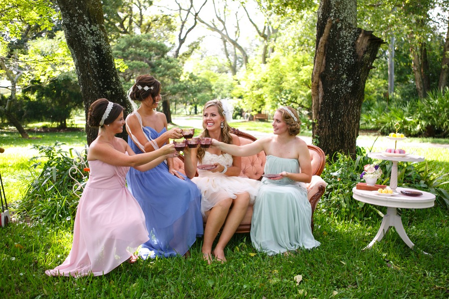 Alice in Wonderland Tea Party Wedding Bridal Shower | Tampa Wedding Venue USF Botanical Gardens | Carrie Wildes Photography