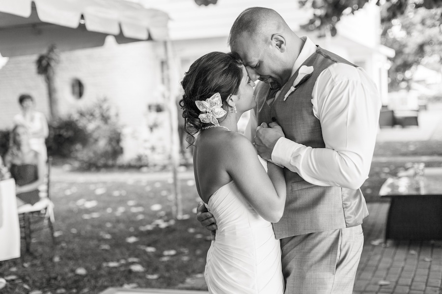 Siesta Key Beach Bride and Groom First Dance Wedding Day | L. Martin Photography