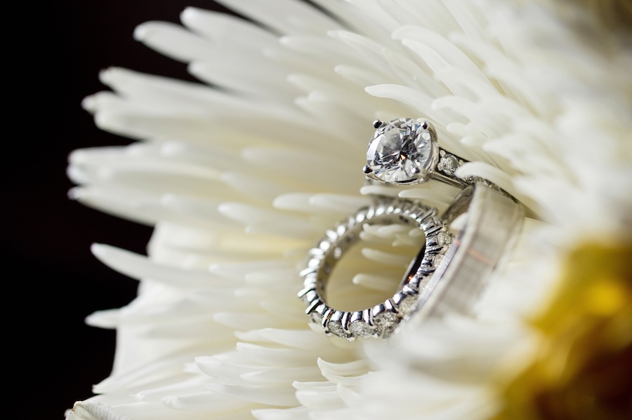 Wedding Ring Portrait in Flower | Marc Edwards Photographs