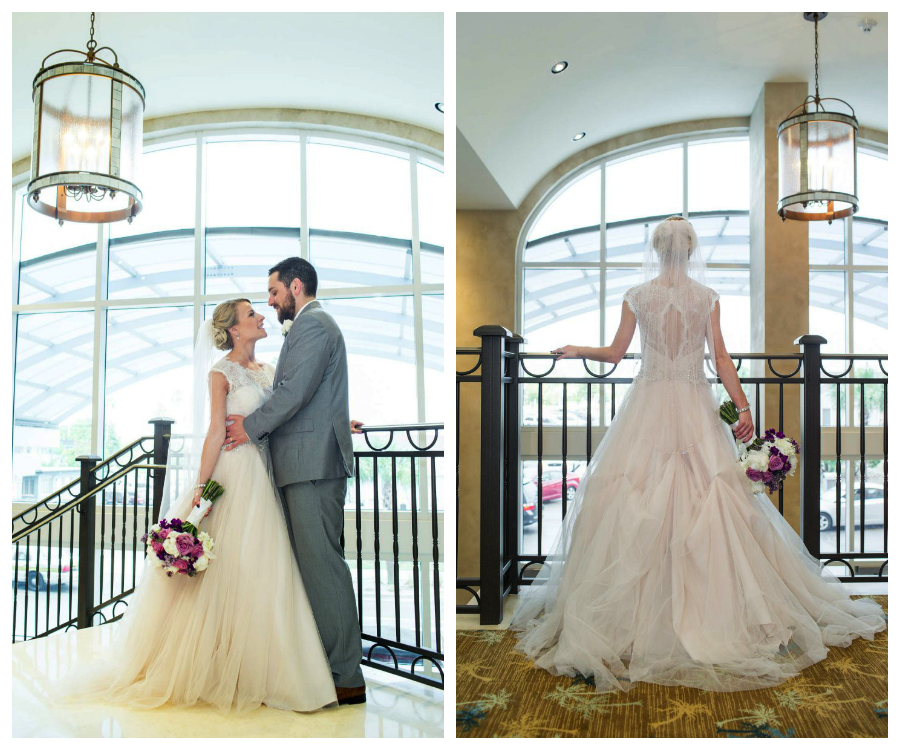 Blush Lace Wedding Dress | Jeff Mason Photography