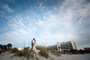 Clearwater Beach Wedding Portrait
