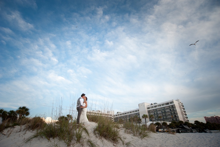 Clearwater Beach Wedding Portrait