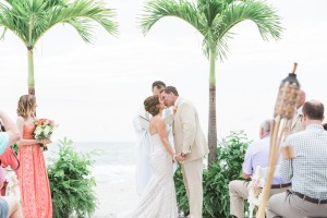 Clearwater Beach Destination Wedding Ceremony | Sunset Beach House Treasure Island