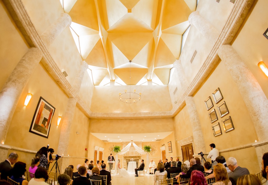 Elegant Indoor Tampa Wedding Ceremony Venue | A La Carte Pavilion