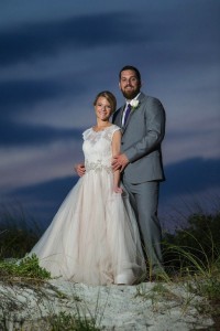 Clearwater Beach Bride and Groom Wedding Portrait | Jeff Mason Photography