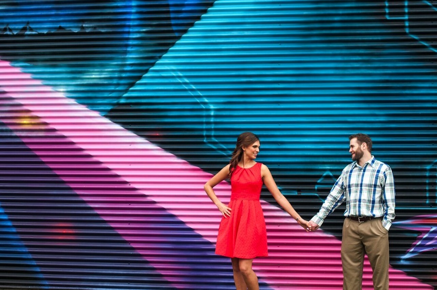 Downtown St. Pete Wedding Engagement | Caroline & Evan Photography