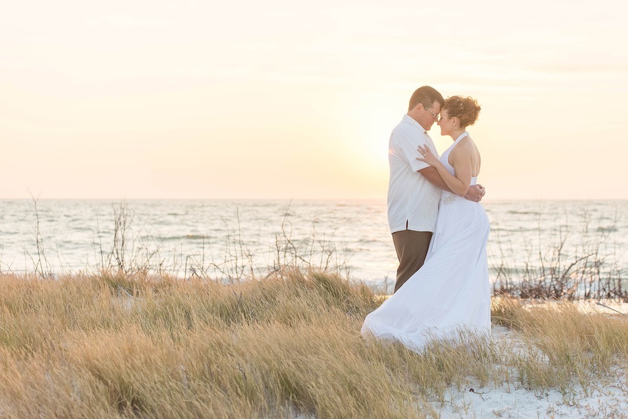 St. Pete Fort Desoto Wedding | Kristin Marie Photography