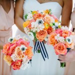 Whimsical Orange Wedding Bouquets | St. Pete Wedding Florist Wonderland Floral Art