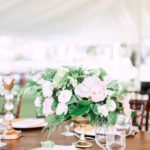 Outdoor Tented Wedding Reception with Garden Inspired Centerpieces| Tampa Bay Wedding Planner Nicholle Leonard Designs