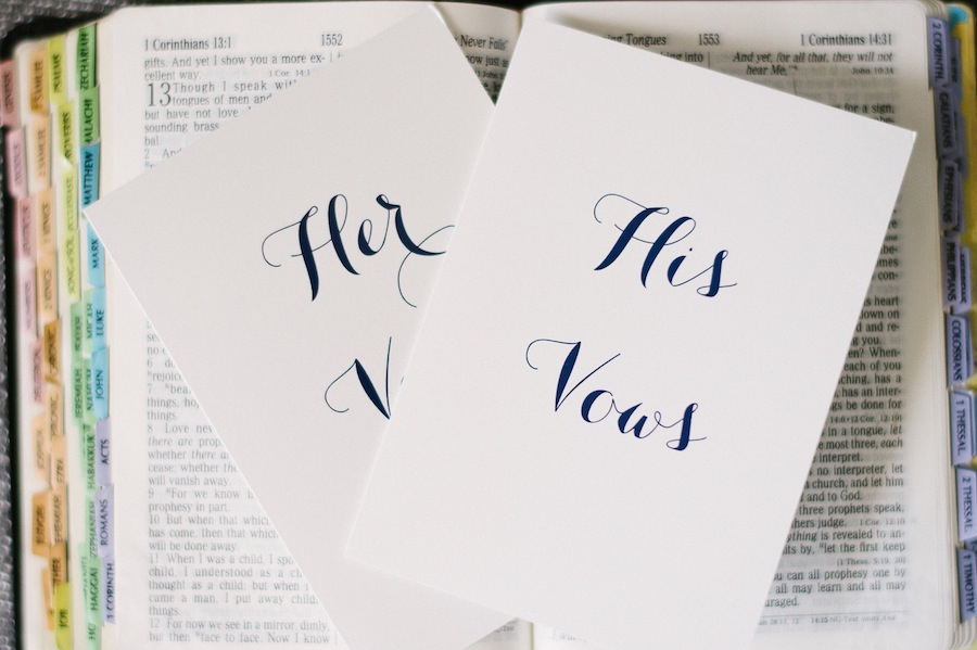 His and Her Vows | Bride and Groom Wedding Vows