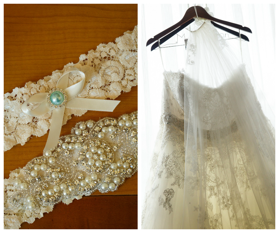 Lace Wedding Garter | Brides by Demetrios Wedding Dress