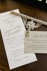 Calligraphy Inspired Elegant Wedding Invitations
