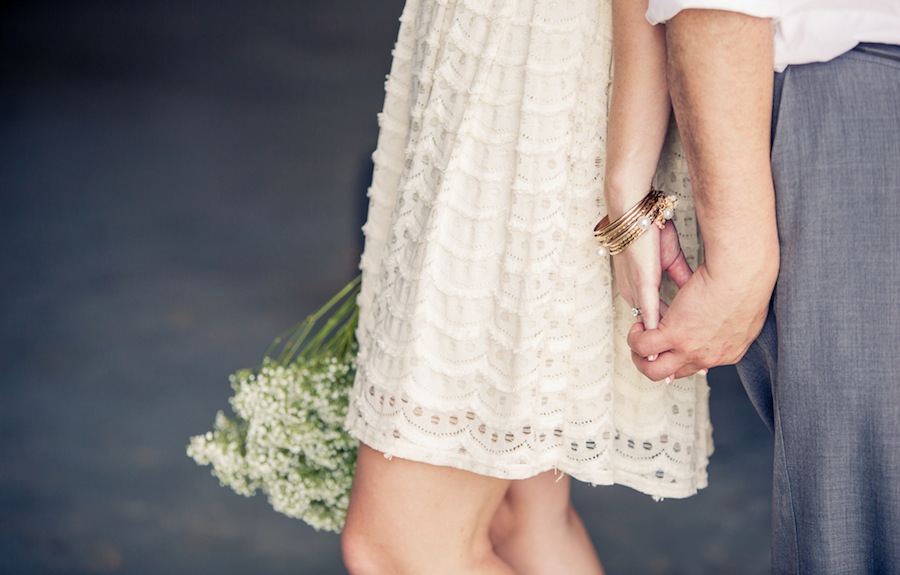 Plant City Vintage Airport Engagement Shoot with Lace Dress