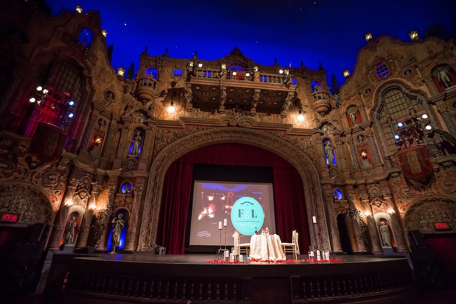 Tampa Theatre Surprise Wedding Engagement | Rad Red Creative