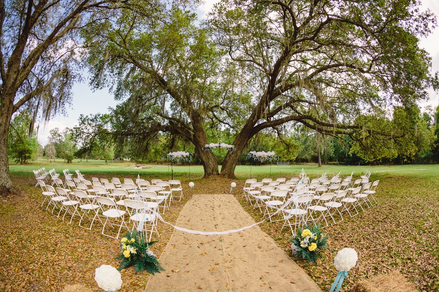 Rustic, Outdoor Wedding Ceremony | Smokehouse Creek Arena Wedding | Rustic Dade City/Tampa Bay Wedding Venu