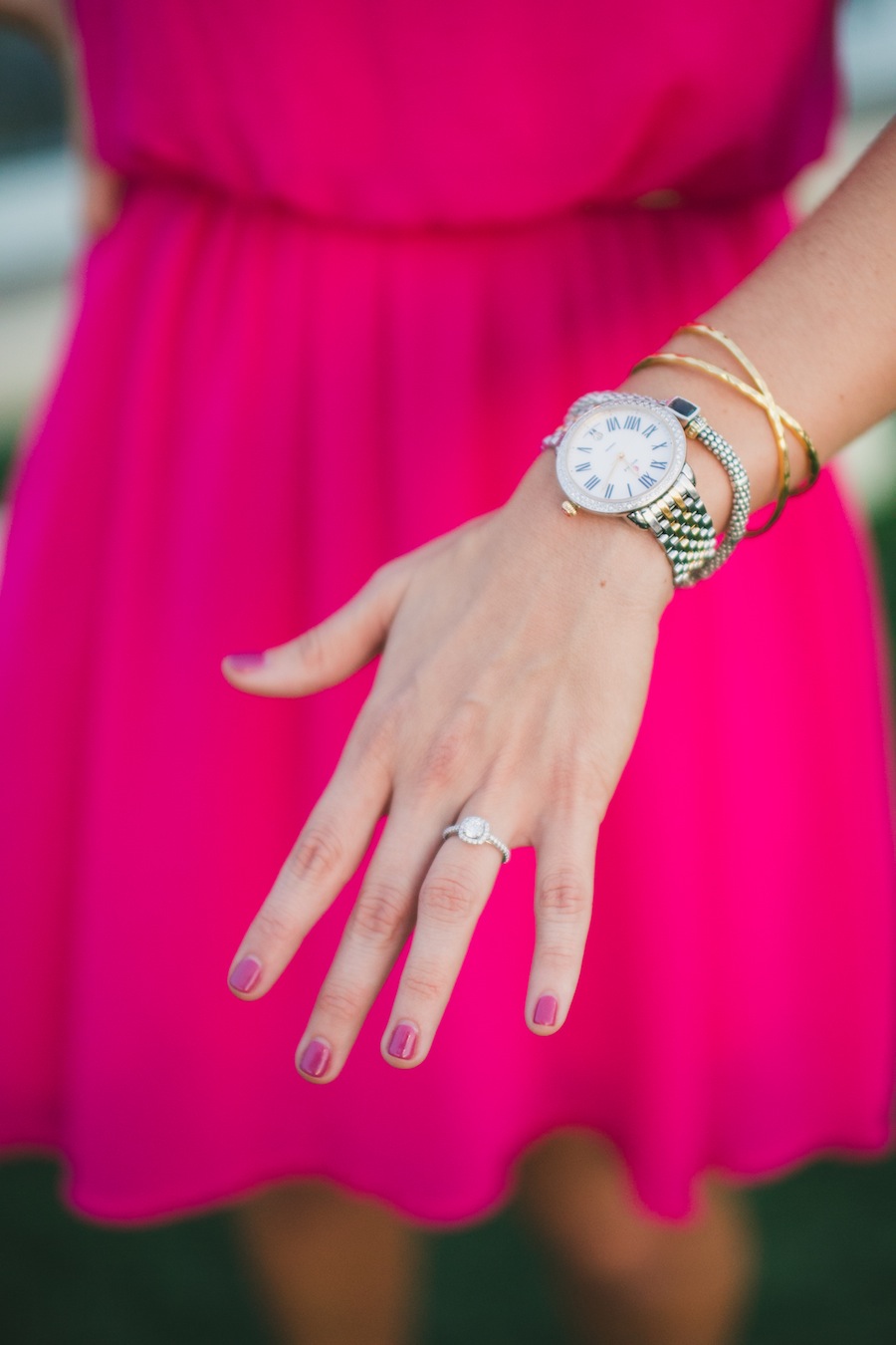 Downtown St. Pete Rooftop Surprise Wedding Engagement | Roohi Photography