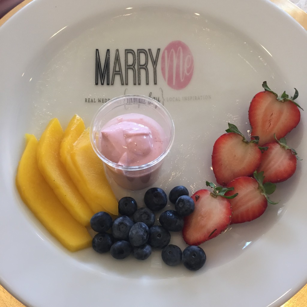 Edible Marry Me Tampa Bay Logo Dessert | Hunter's Green Country Club