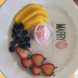 Edible Marry Me Tampa Bay Logo Dessert | Hunter's Green Country Club