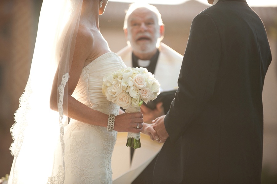 Tampa Bay Bride and Groom at Wedding Ceremony | Tampa Wedding Photographer Andi Diamond Photography