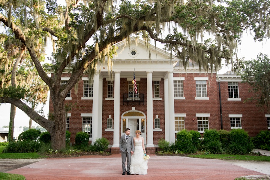 Outdoor Bride and Groom Sarasota Wedding Portrait | The Bay Preserve at Osprey