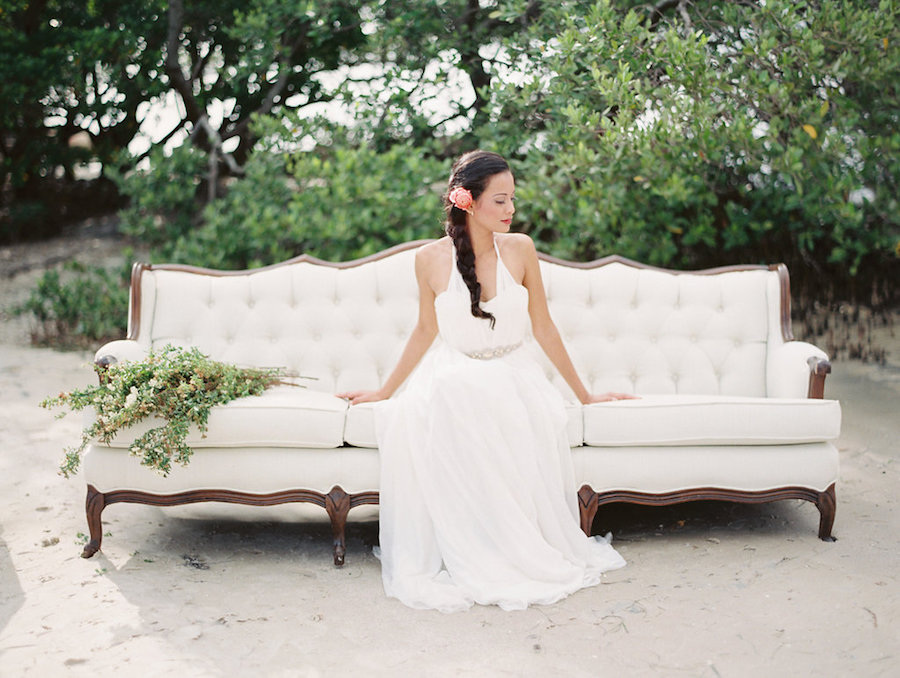 Coastal Wedding Furniture and Chair Rentals from Tampa Bay Tufted Vintage Rentals