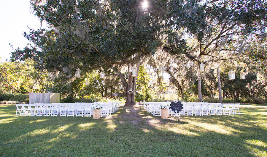 Outdoor Wedding Ceremony | Rustic Tampa Bay Wedding Venue Cross Creek Ranch