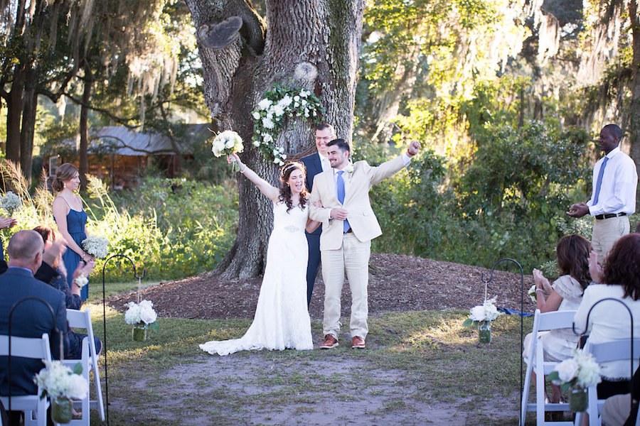 Outdoor Wedding Ceremony | Rustic Tampa Bay Wedding Venue Cross Creek Ranch