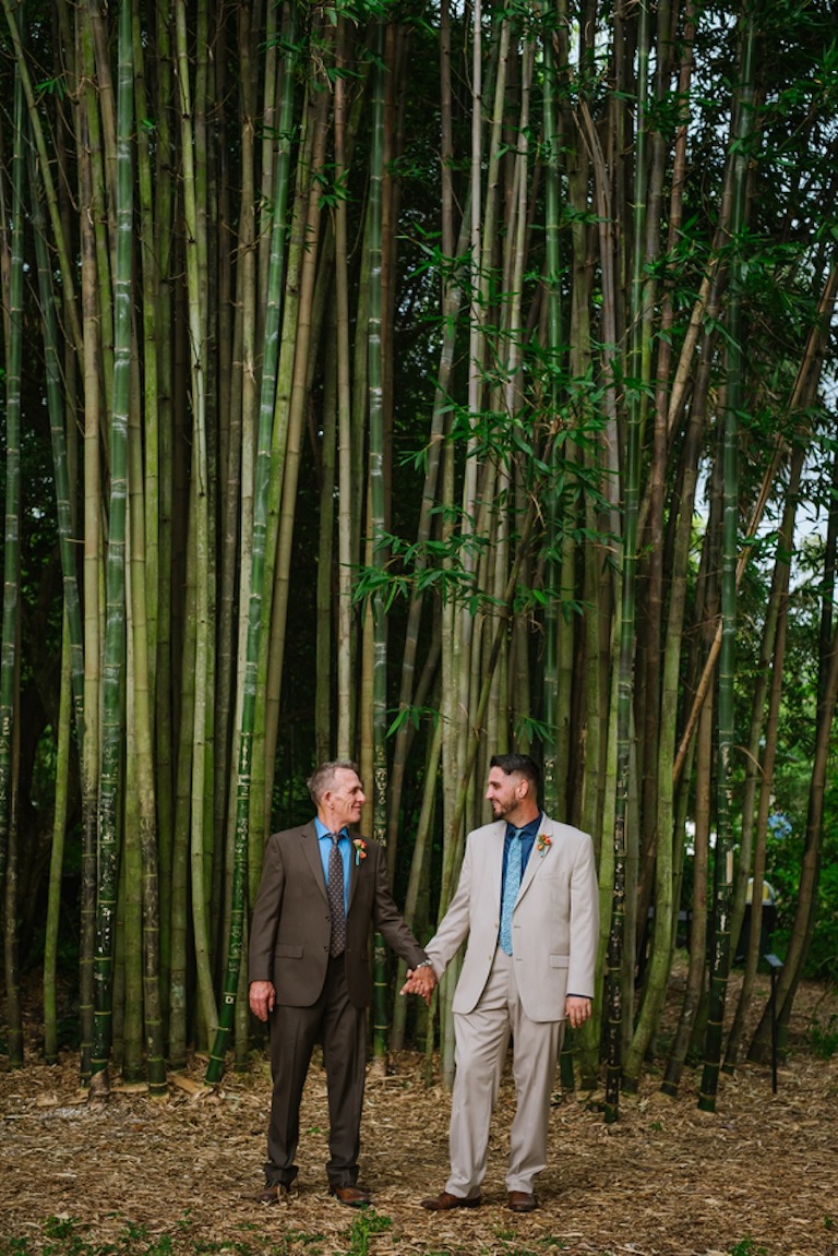 Diy Same Sex Tampa Wedding Usf Botanical Gardens