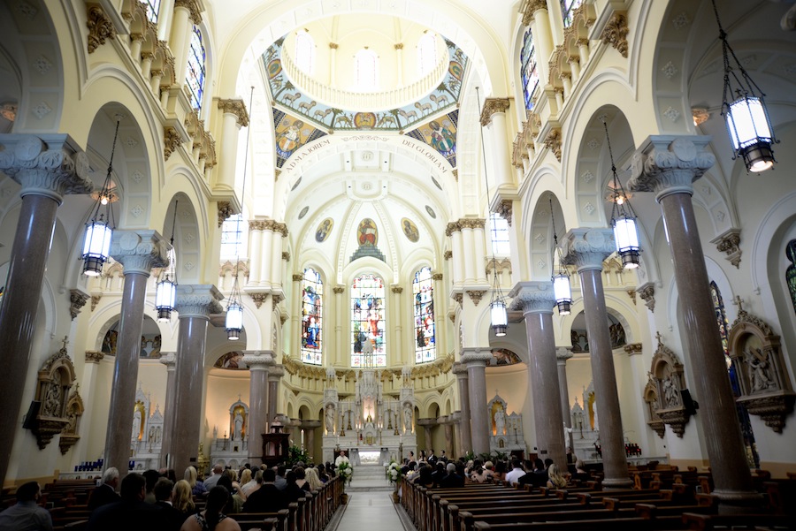 Downtown Tampa Wedding Ceremony | Sacred Heart Catholic Church