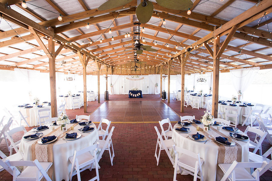 Outdoor Barn Wedding Reception | Rustic Tampa Bay Wedding Venue Cross Creek Ranch