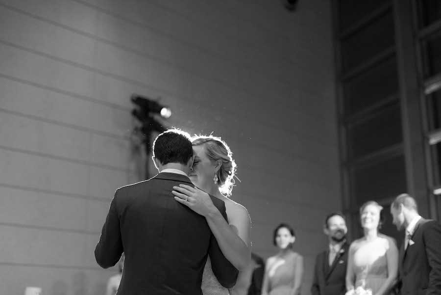 Bride and Groom First Dance at Wedding Reception | St. Pete Wedding Photographer Roohi Photography