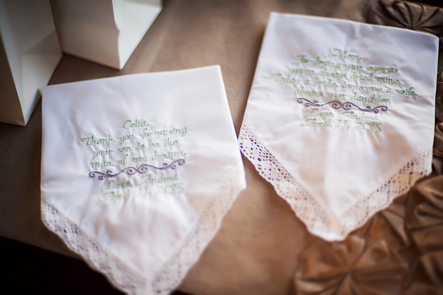 Bridal Wedding Embroidered Handkerchief