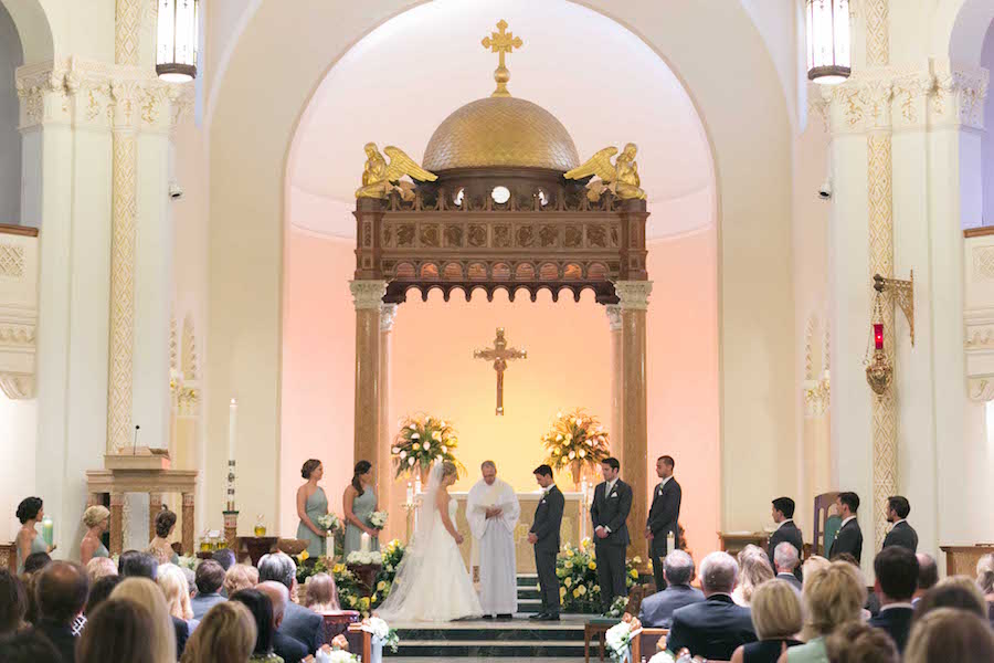St. Petersburg St. Mary Our Lady of Grace Catholic Church Wedding Ceremony