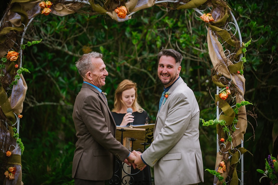 Same-Sex, Gay Wedding | Tampa Wedding Venue USF Botanical Gardens