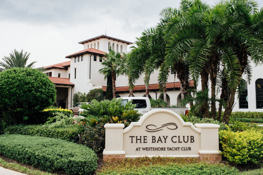 South Tampa Waterfront Wedding Venue | The Bay Club at Westshore Yacht Club