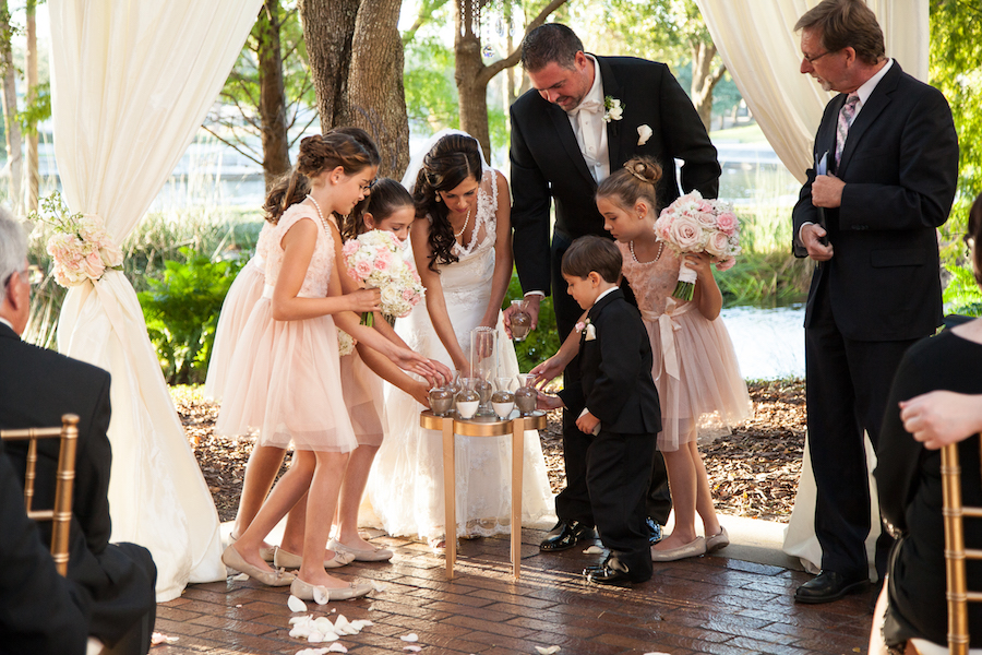 Wedding Sand Ceremony for Blended Family with Children